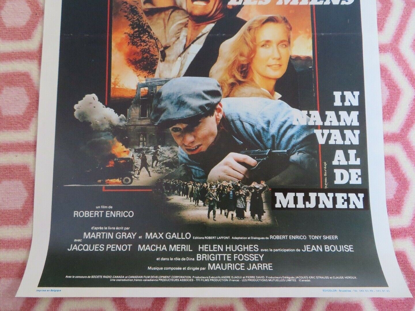 AU NOM DE TOUS LES MIENS / For Those I Loved BELGIUM (21.5"x14.5") POSTER 1983 - Rendezvous Cinema