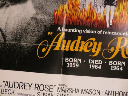 AUDREY ROSE US ONE SHEET POSTER MARSHA MASON ANTHONY HOPKINS 1977 Movie posters