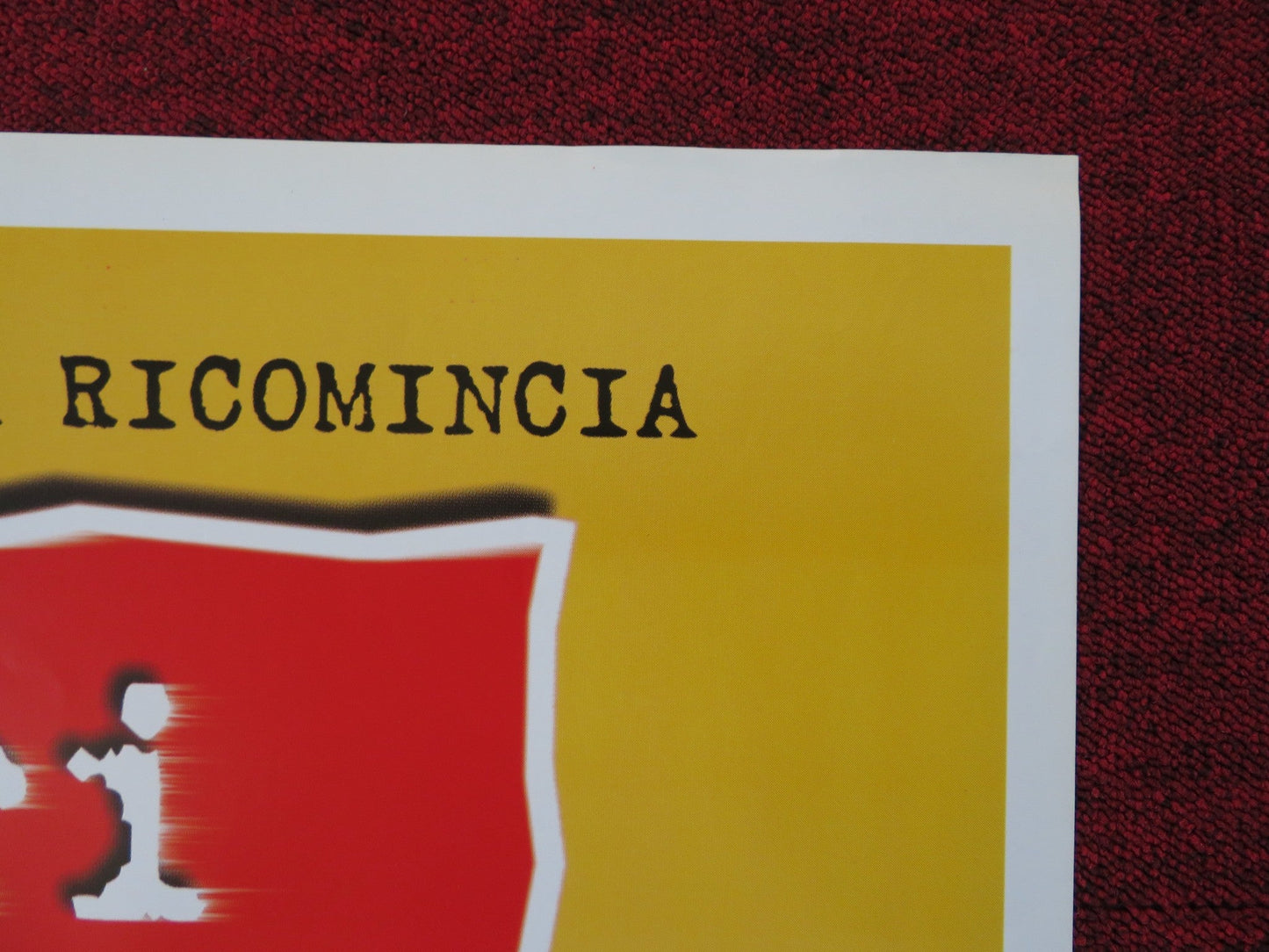 AUGURI PROFESSORE ITALIAN FOGLIO POSTER SILVIO ORLANDO CLAUDIA PANDOLFI 1997 Rendezvous Cinema Movie posters