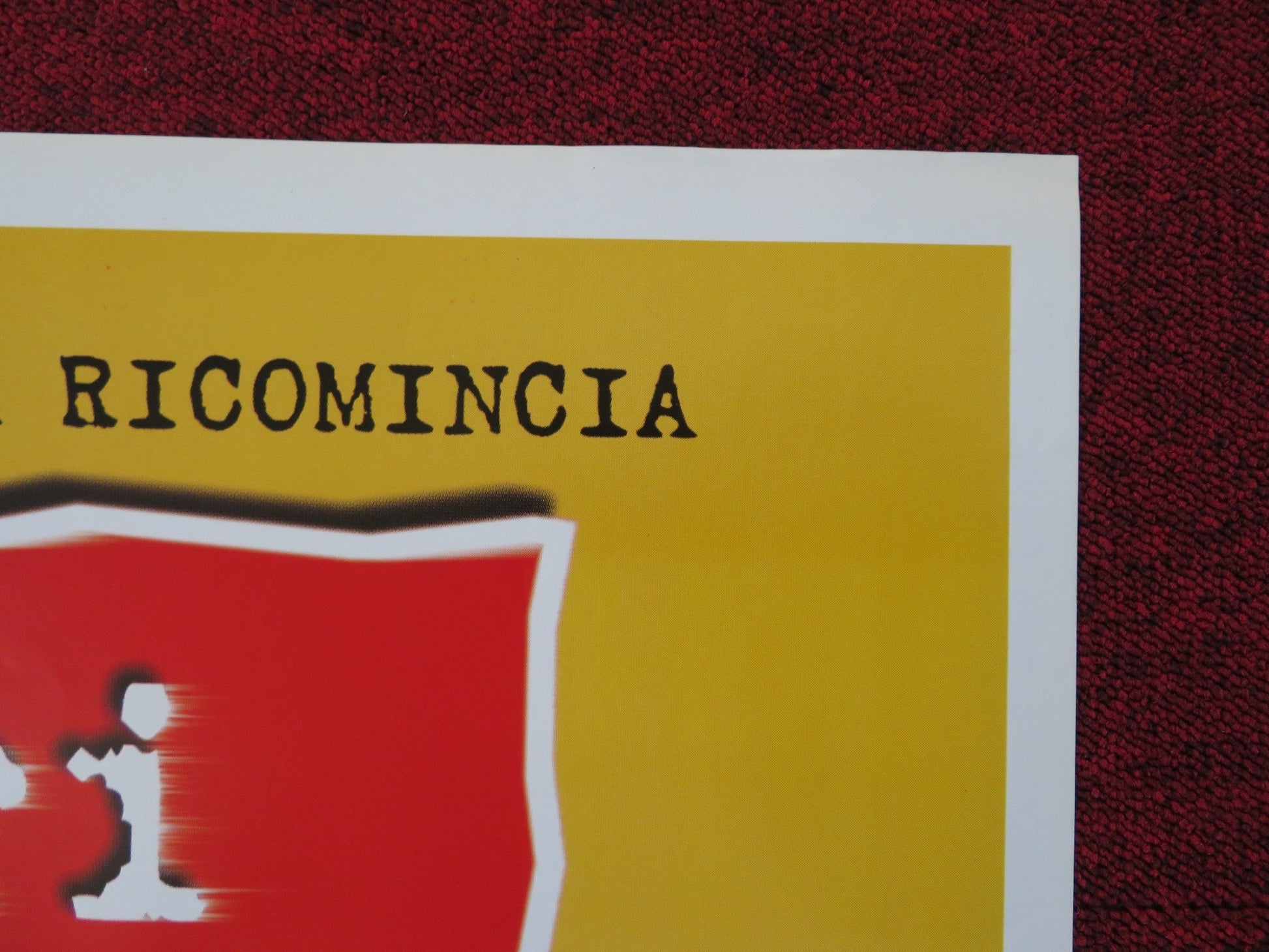 AUGURI PROFESSORE ITALIAN FOGLIO POSTER SILVIO ORLANDO CLAUDIA PANDOLFI 1997 Rendezvous Cinema Movie posters