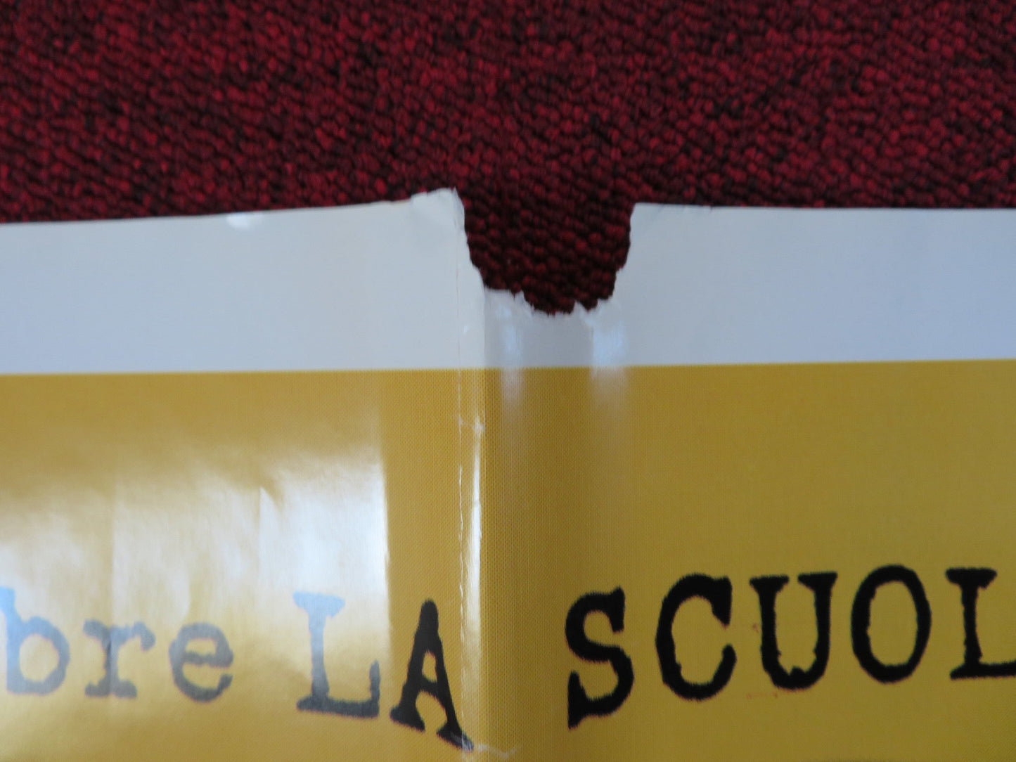 AUGURI PROFESSORE ITALIAN FOGLIO POSTER SILVIO ORLANDO CLAUDIA PANDOLFI 1997 Rendezvous Cinema Movie posters