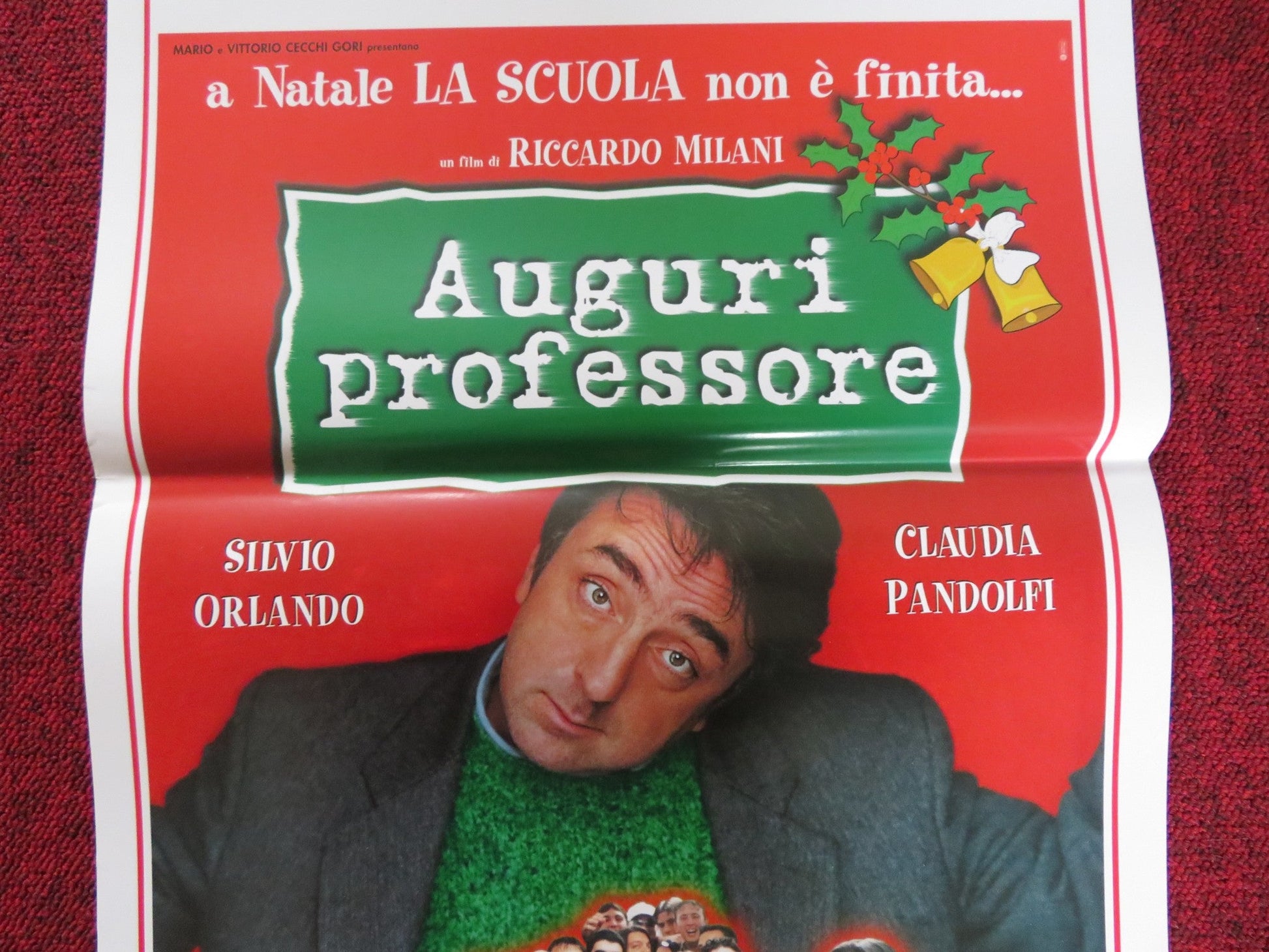 AUGURI PROFESSORE ITALIAN LOCANDINA POSTER SILVIO ORLANDO CLAUDIA PANDOLFI 1997 Rendezvous Cinema Movie posters