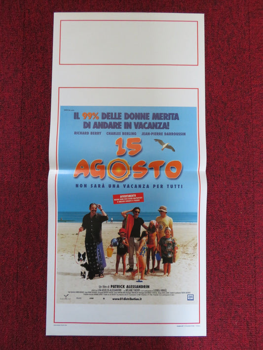 AUGUST 15TH ITALIAN LOCANDINA POSTER RICHARD BERRY CHARLES BERLING 2001 Rendezvous Cinema Movie posters