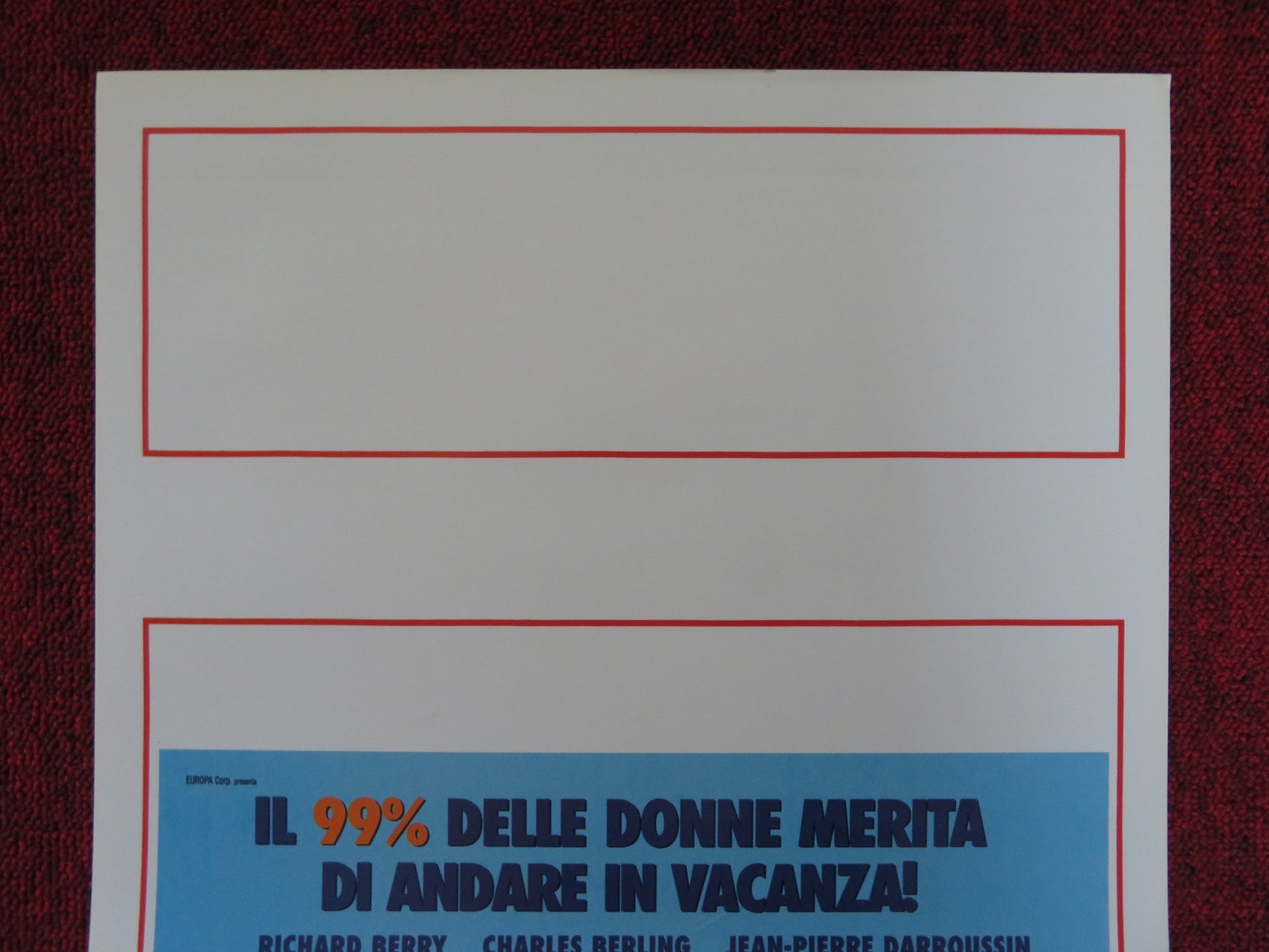 AUGUST 15TH ITALIAN LOCANDINA POSTER RICHARD BERRY CHARLES BERLING 2001 Rendezvous Cinema Movie posters