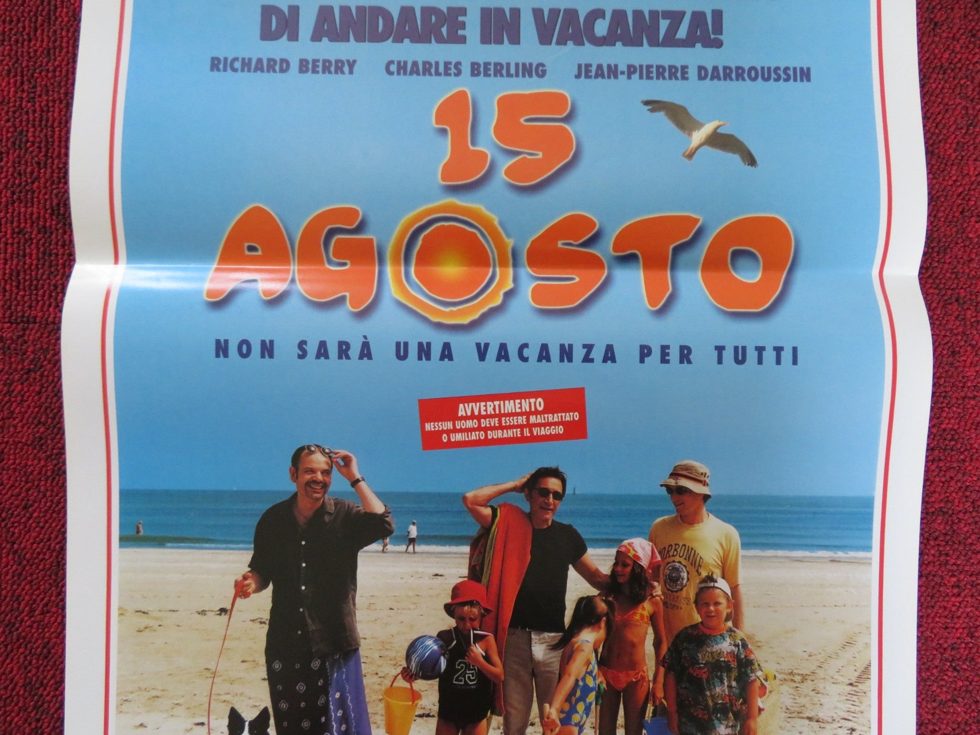 AUGUST 15TH ITALIAN LOCANDINA POSTER RICHARD BERRY CHARLES BERLING 2001 Rendezvous Cinema Movie posters