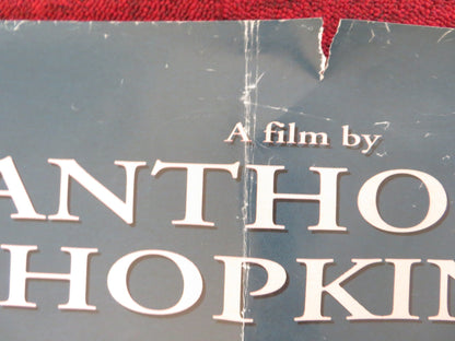 AUGUST UK QUAD (30"x 40") ROLLED POSTER ANTHONY HOPKINS LESLIE PHILLIPS 1996 Rendezvous Cinema Movie posters