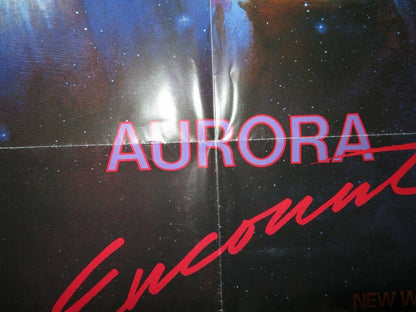 AURORA ENCOUNTER FOLDED US ONE SHEET POSTER JACK ELAM PETER BROWN 1986 - Rendezvous Cinema