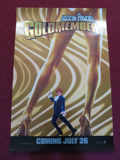 AUSTIN POWERS IN GOLDMEMBER US ONE SHEET ROLLED POSTER MIKE MYERS BEYONCE 2002 Rendezvous Cinema Movie posters