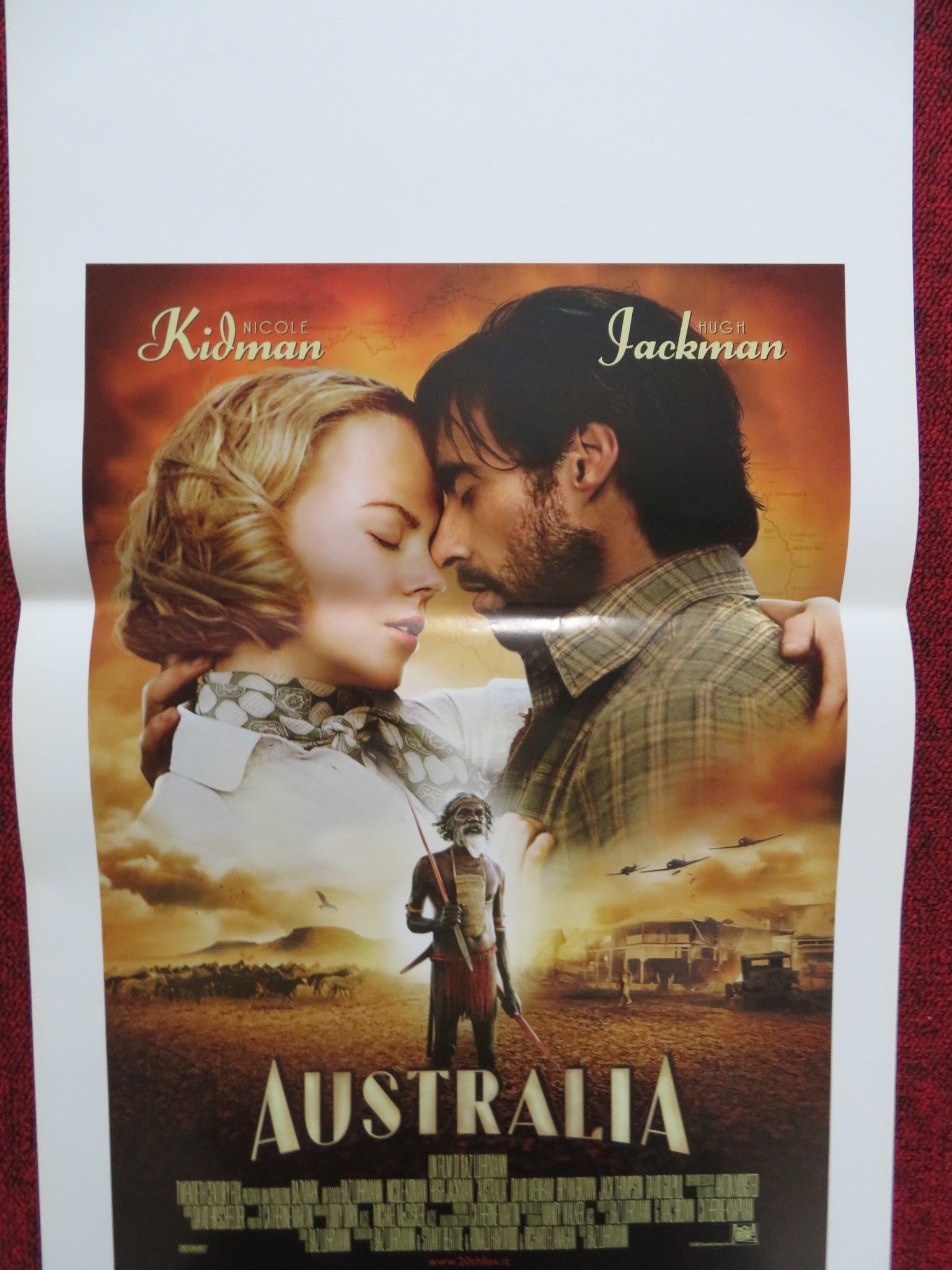 AUSTRALIA ITALIAN LOCANDINA POSTER NICOLE KIDMAN HUGH JACKMAN 2008 Rendezvous Cinema Movie posters