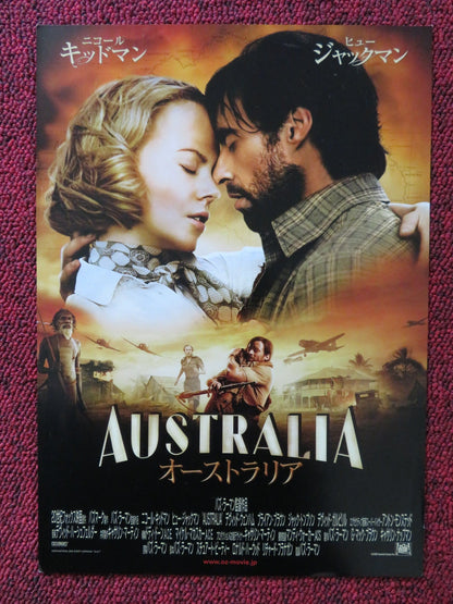 AUSTRALIA JAPANESE CHIRASHI (B5) POSTER NICOLE KIDMAN HUGH JACKMAN 2008 Rendezvous Cinema Movie posters