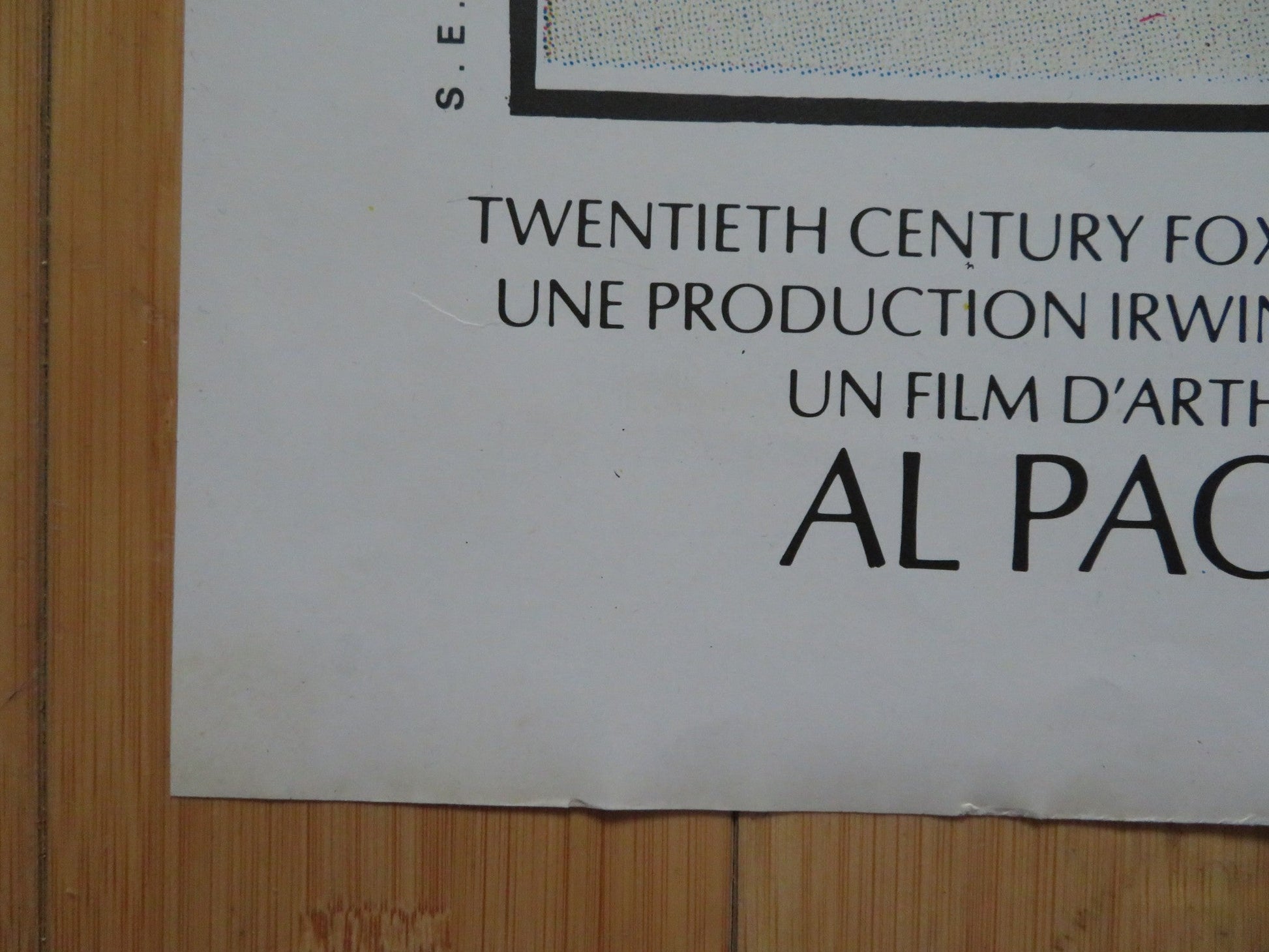 AUTHOR! AUTHOR! FRENCH GRANDE POSTER AL PACINO DYAN CANNON 1982 Rendezvous Cinema Movie posters