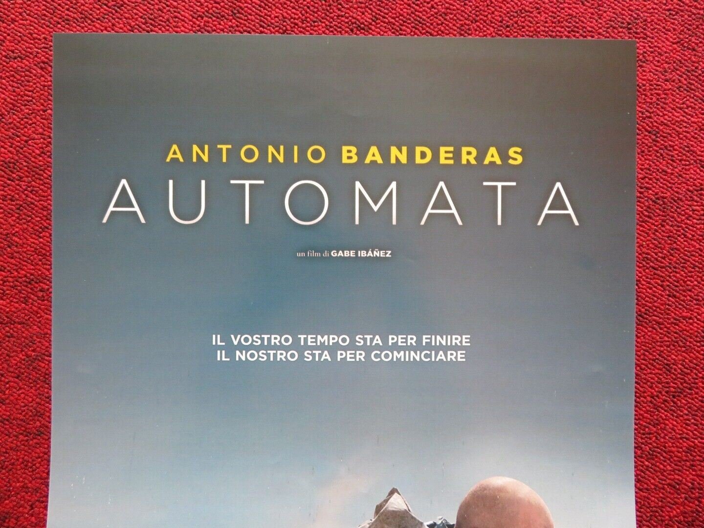 AUTOMATA ITALIAN LOCANDINA (27"x12.5") POSTER ANTONIO BANDERAS 2013 - Rendezvous Cinema