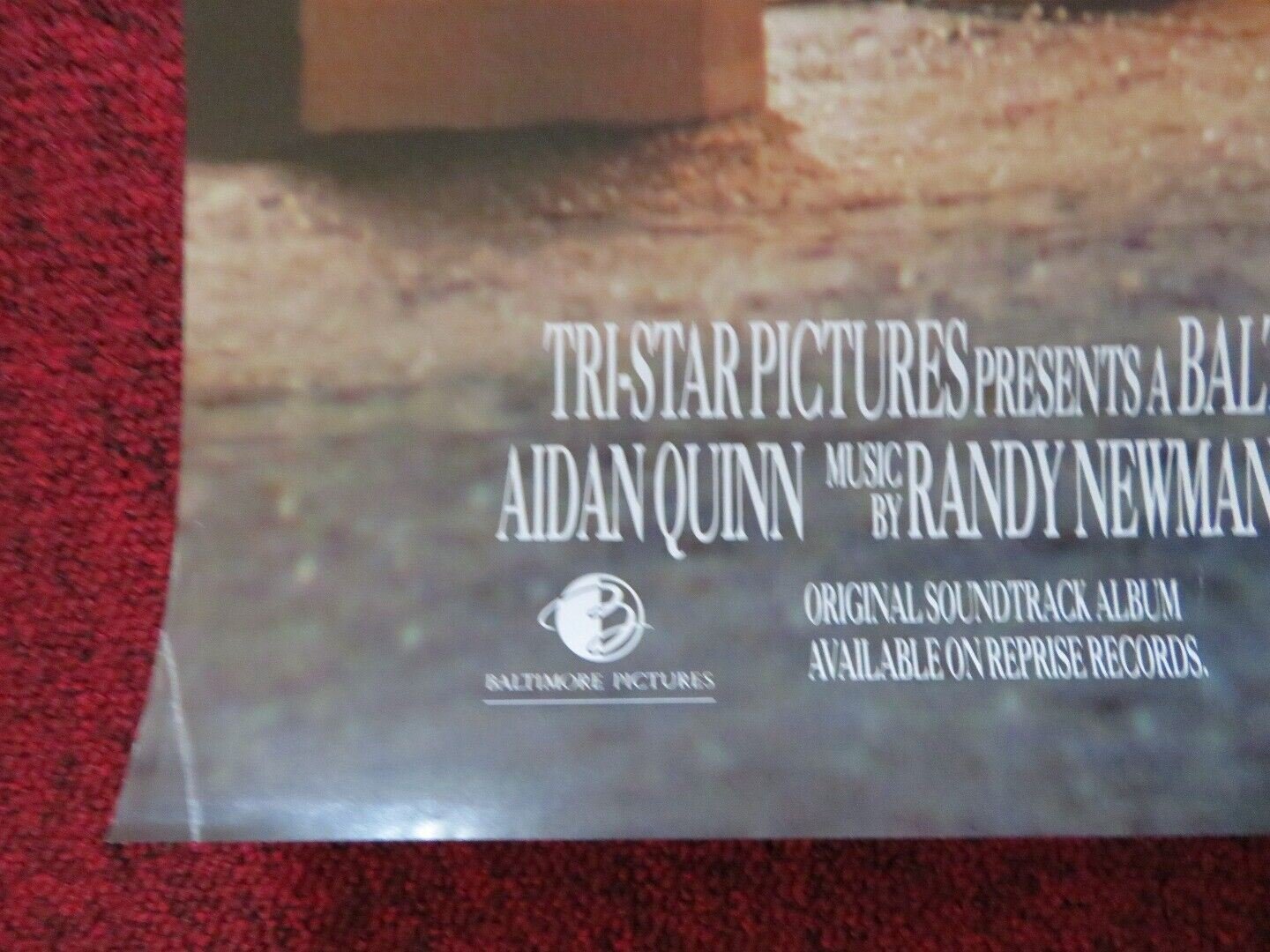 AVALON FOLDED US ONE SHEET POSTER LEO FUCHS EVE GORDON 1990 Movie posters