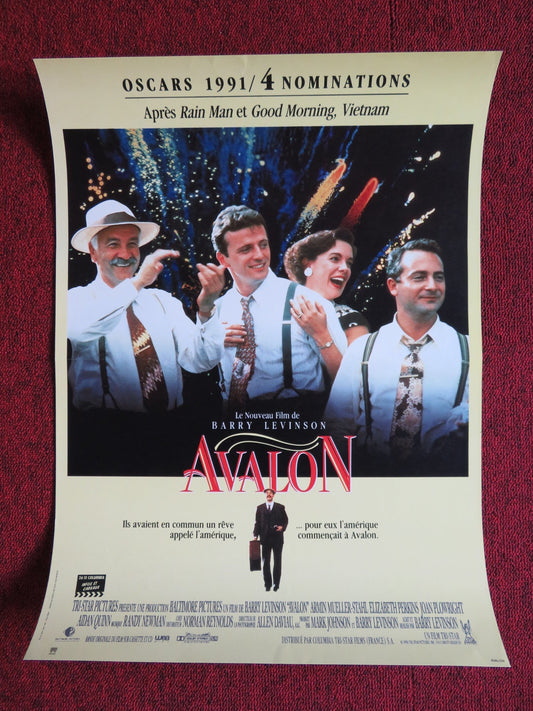 AVALON FRENCH (15" x 21") POSTER LEO FUCHS EVE GORDON 1990 Rendezvous Cinema Movie posters