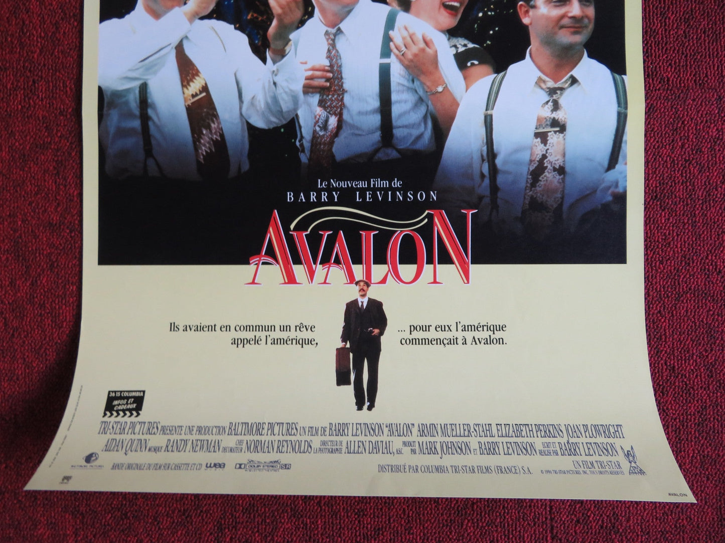 AVALON FRENCH (15" x 21") POSTER LEO FUCHS EVE GORDON 1990 Rendezvous Cinema Movie posters