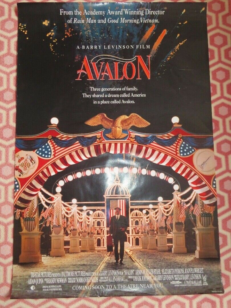 AVALON US ONE SHEET ROLLED POSTER BARRY LEVINSON AIDAN QUINN 1990 Movie posters
