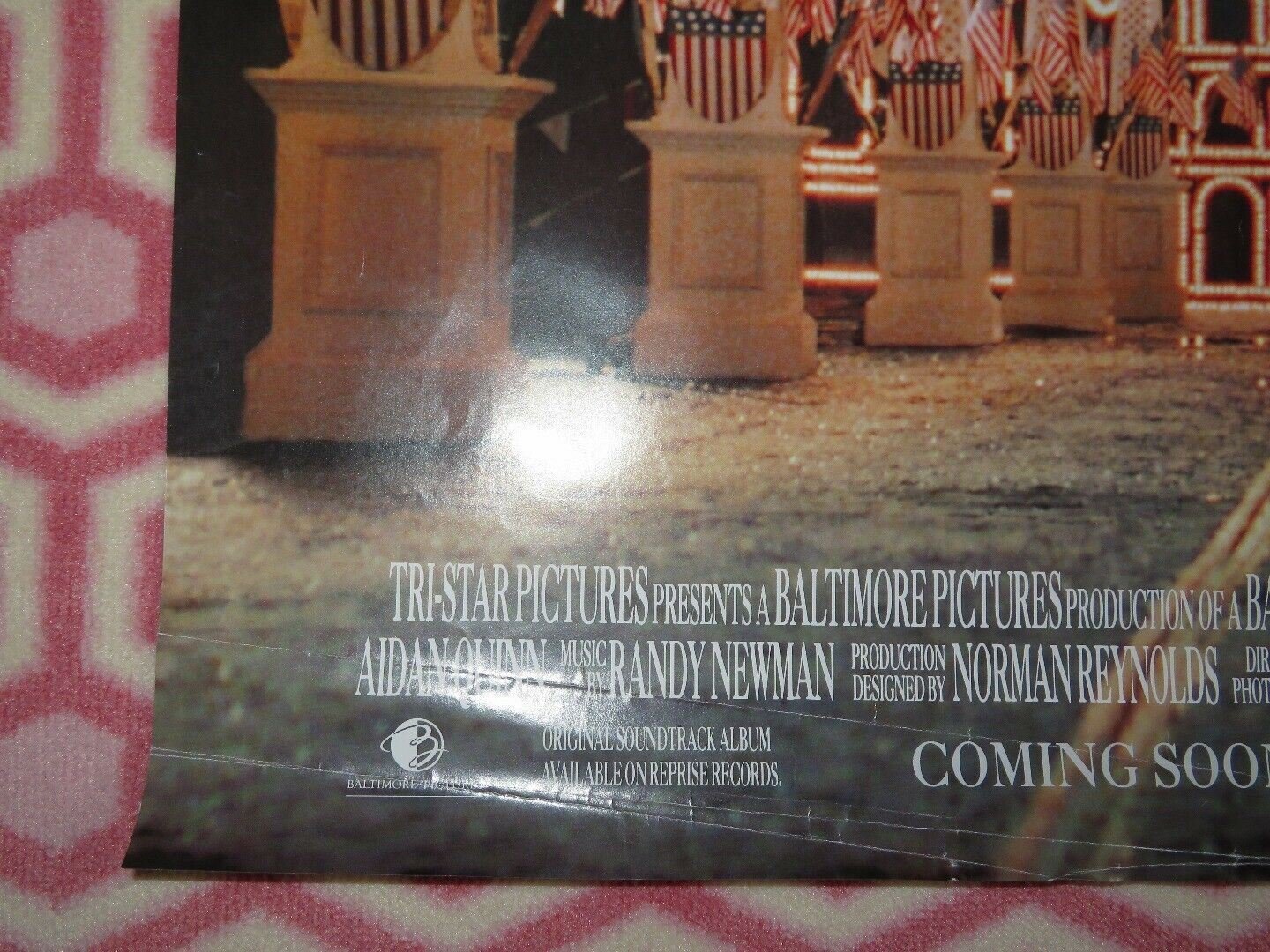 AVALON US ONE SHEET ROLLED POSTER BARRY LEVINSON AIDAN QUINN 1990 Movie posters