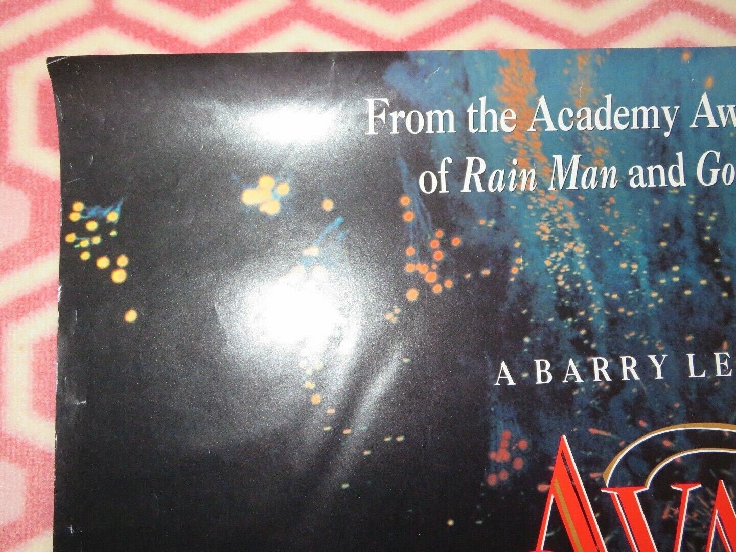 AVALON US ONE SHEET ROLLED POSTER BARRY LEVINSON AIDAN QUINN 1990 Movie posters