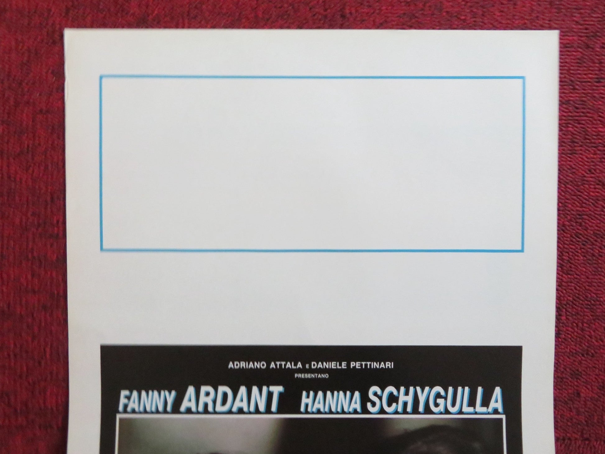 AVENTURE DE CATHERINE C. ITALIAN LOCANDINA POSTER FANNY ARDANT H. SCHYGULLA 1990 Rendezvous Cinema Movie posters