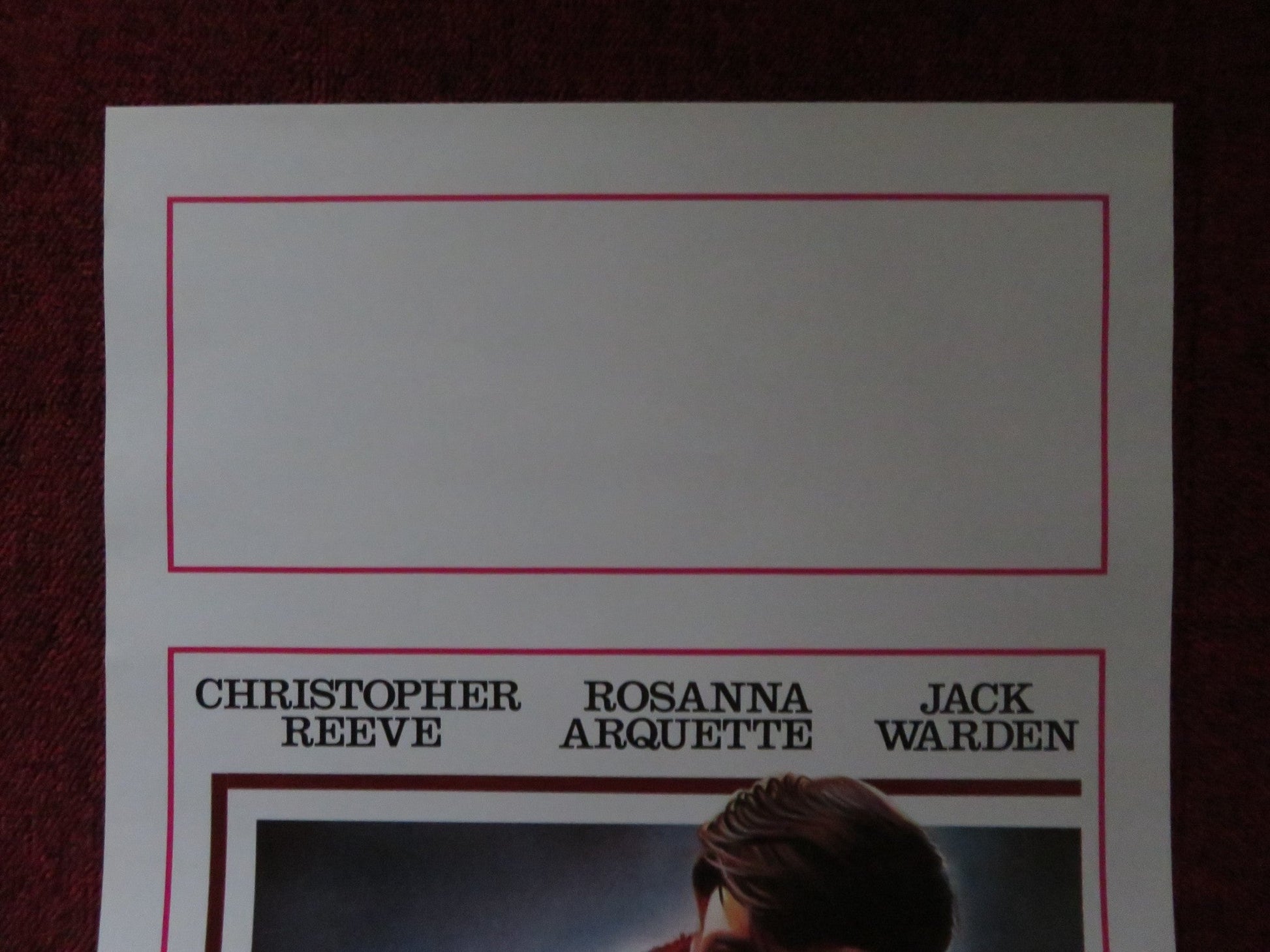 AVIATOR ITALIAN LOCANDINA POSTER CHRISTOPHER REEVE ROSANNA ARQUETTE 1985 Rendezvous Cinema Movie posters