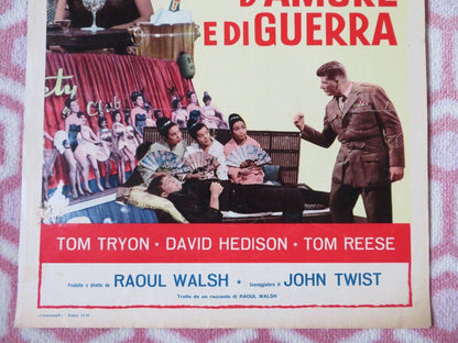 AVVENTURA D'AMORE E DI GUERRA ITALIAN LOCANDINA (27.5"x13") POSTER T TRYON '61 Movie posters