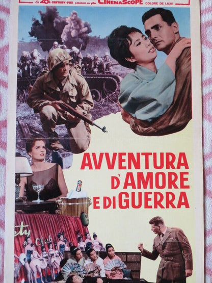 AVVENTURA D'AMORE E DI GUERRA ITALIAN LOCANDINA (27.5"x13") POSTER T TRYON '61 Movie posters