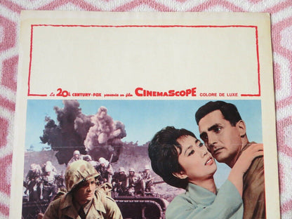 AVVENTURA D'AMORE E DI GUERRA ITALIAN LOCANDINA (27.5"x13") POSTER T TRYON '61 Movie posters