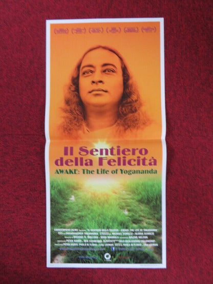 AWAKE: THE LIFE OF YOGANANDA ITALIAN LOCANDINA (27.5"x13") POSTER M BENIOFF 2014 Rendezvous Cinema Movie posters