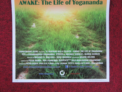 AWAKE: THE LIFE OF YOGANANDA ITALIAN LOCANDINA (27.5"x13") POSTER M BENIOFF 2014 Rendezvous Cinema Movie posters