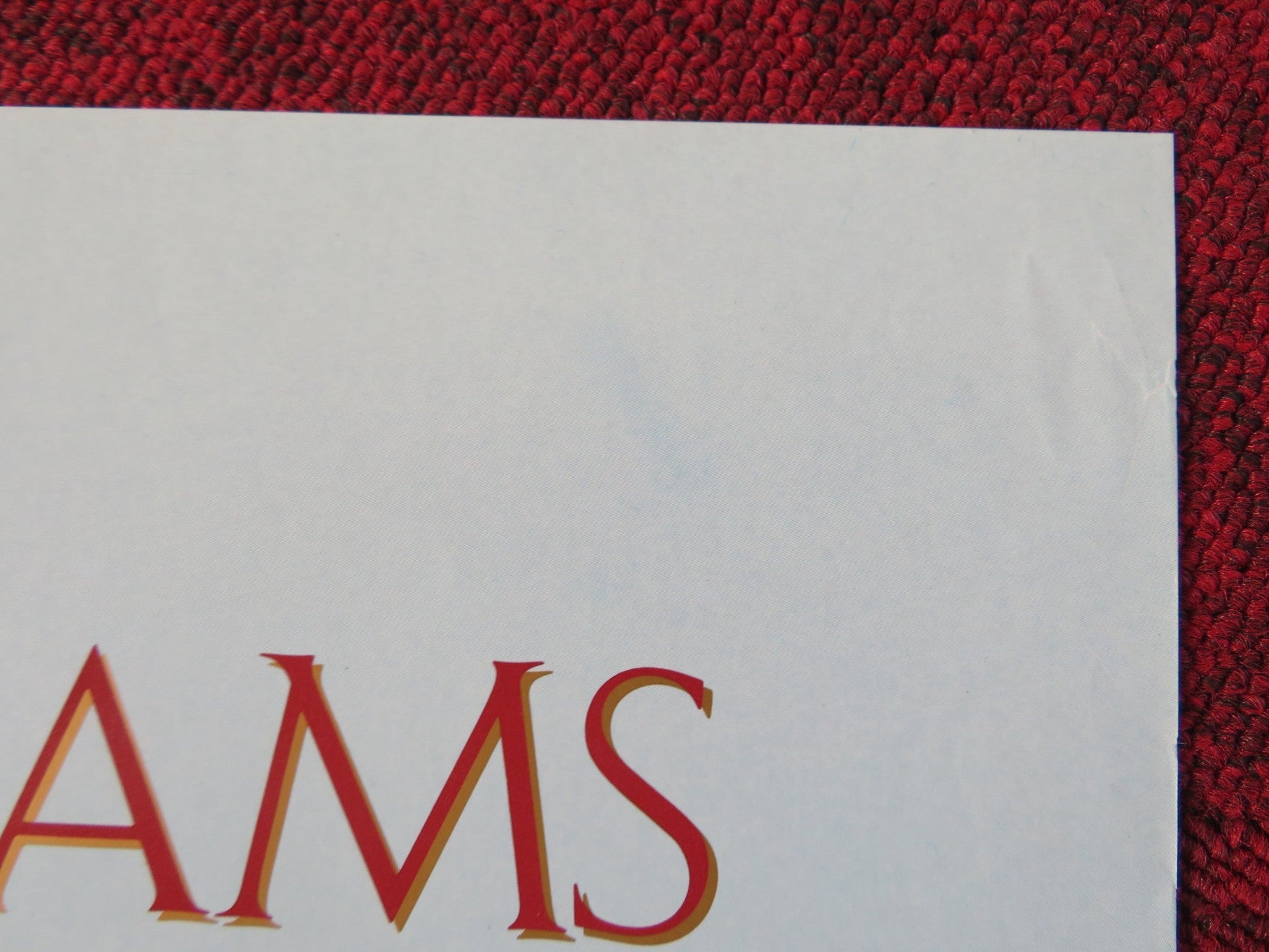 AWAKENINGS - A FOLDED US ONE SHEET POSTER ROBERT DE NIRO ROBIN WILLIAMS 1990 Rendezvous Cinema Movie posters