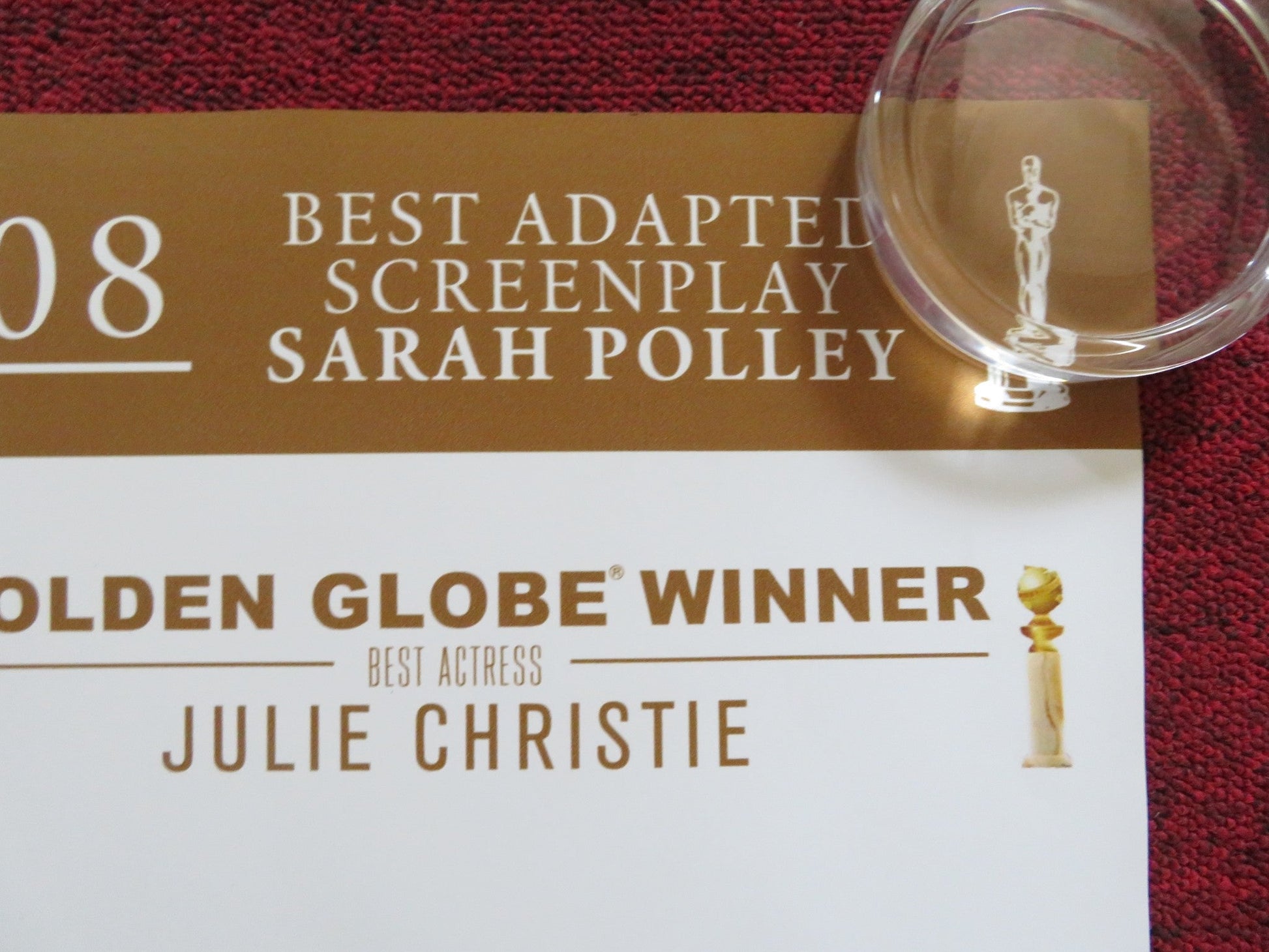 AWAY FROM HER UK QUAD (30"x 40") ROLLED POSTER GORDON PINSENT J. CHRISTIE 2006 Rendezvous Cinema Movie posters