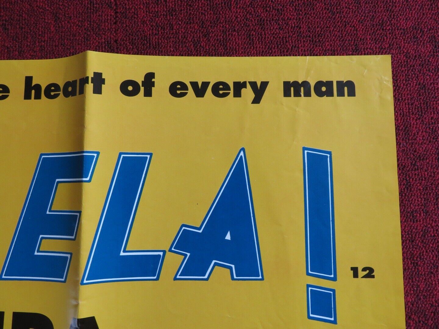 AY, CARMELA UK QUAD POSTER CARMEN MAURA ANDRES PAJARES 1990 Movie posters