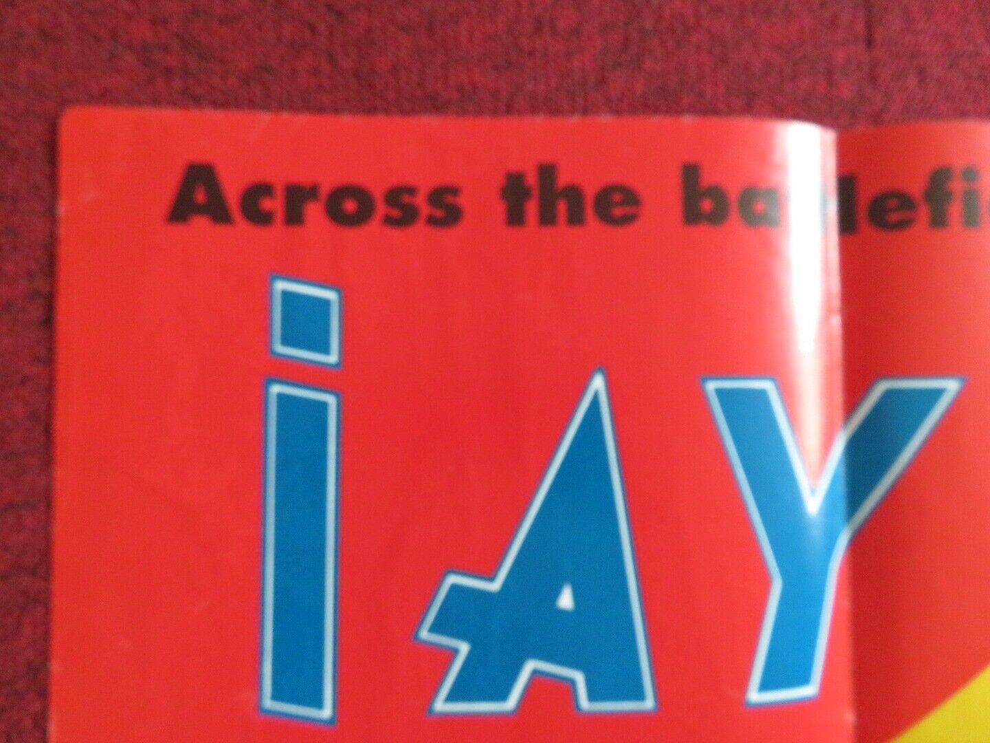 AY, CARMELA UK QUAD POSTER CARMEN MAURA ANDRES PAJARES 1990 Movie posters