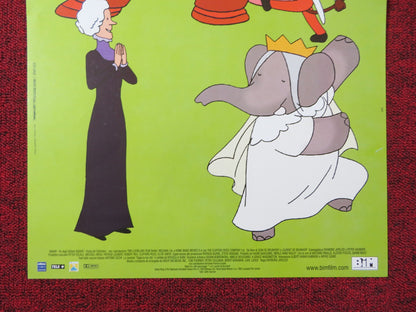 BABAR: KING OF THE ELEPHANTS ITALIAN LOCANDINA POSTER PHILIP WILLIAMS 2014 Rendezvous Cinema Movie posters