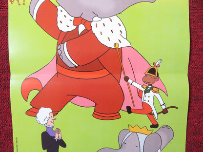 BABAR: KING OF THE ELEPHANTS ITALIAN LOCANDINA POSTER PHILIP WILLIAMS 2014 Rendezvous Cinema Movie posters