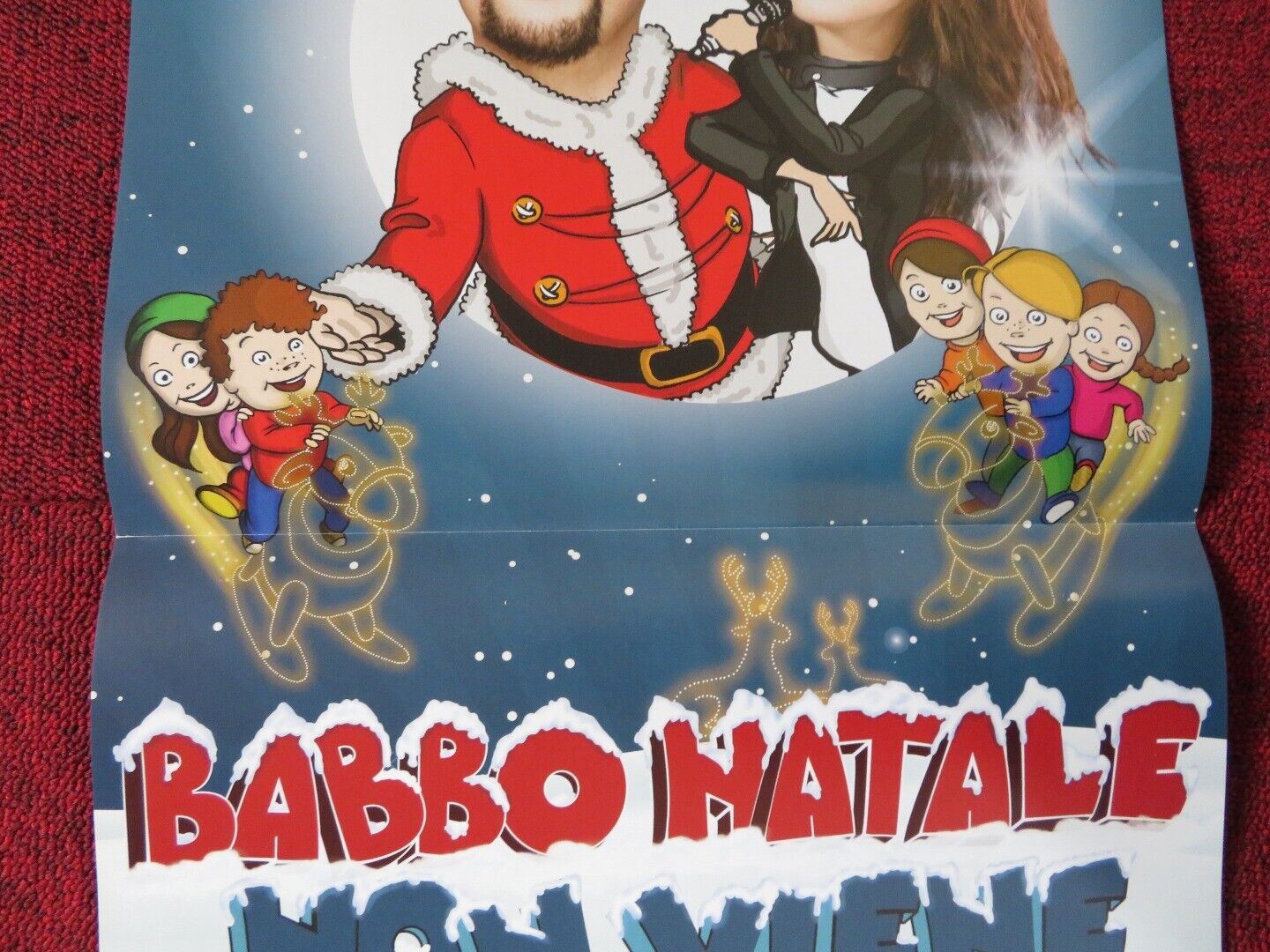 BABBO HATALE NON VIENE DA NORD ITALIAN LOCANDINA (27.5"x13") POSTER 2015 Movie posters