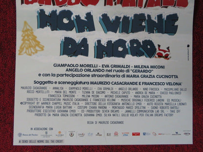 BABBO HATALE NON VIENE DA NORD ITALIAN LOCANDINA (27.5"x13") POSTER 2015 Movie posters