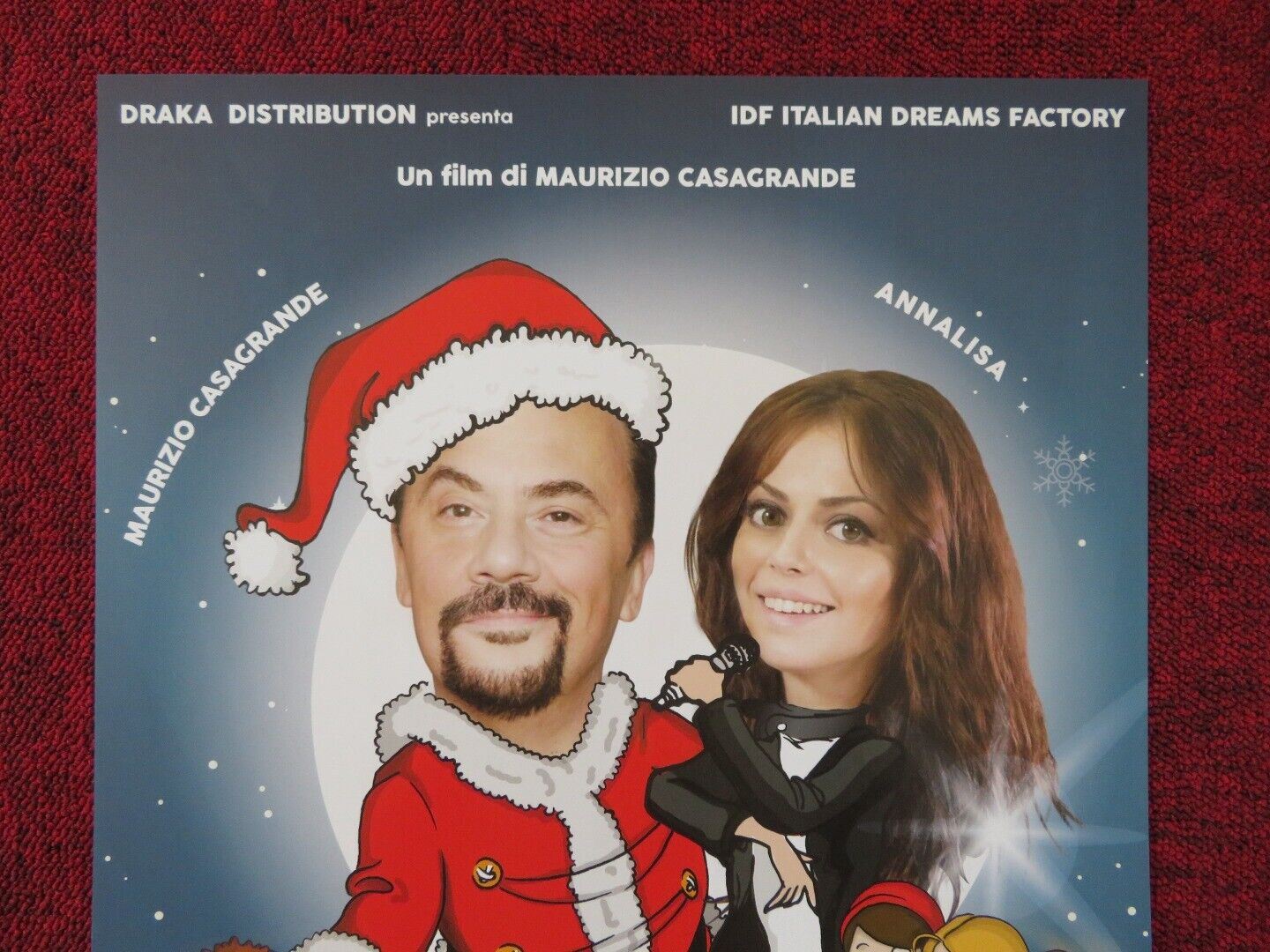 BABBO NATALE NON VIENE DA NORD ITALIAN LOCANDINA (27.5"x13") POSTER 2015 Rendezvous Cinema Movie posters