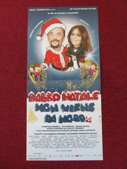 BABBO NATALE NON VIENE DA NORD ITALIAN LOCANDINA (27.5"x13") POSTER 2015 Rendezvous Cinema Movie posters