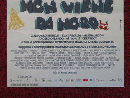 BABBO NATALE NON VIENE DA NORD ITALIAN LOCANDINA (27.5"x13") POSTER 2015 Rendezvous Cinema Movie posters