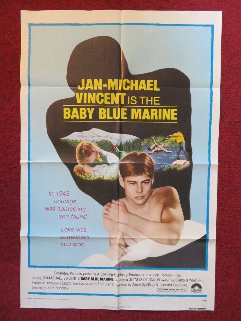 BABY BLUE MARINE STYLE B FOLDED US ONE SHEET POSTER JAN-MICHAEL VINCENT 1976 - Rendezvous Cinema