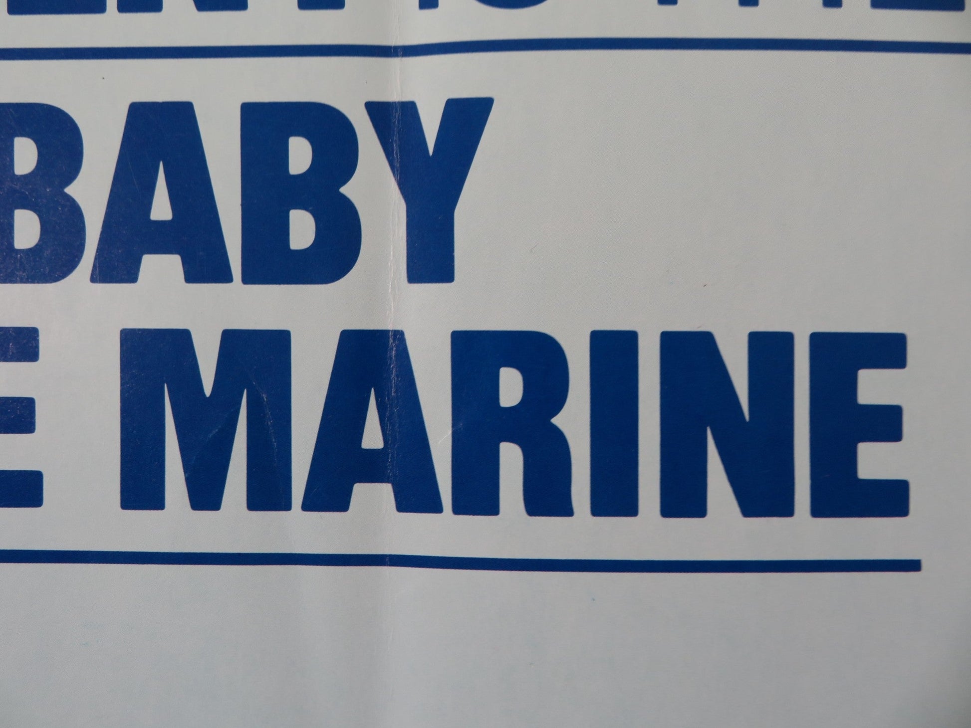 BABY BLUE MARINE US HALF SHEET (22"x 28") POSTER JAN - MICHAEL VINCENT 1976 Rendezvous Cinema Movie posters