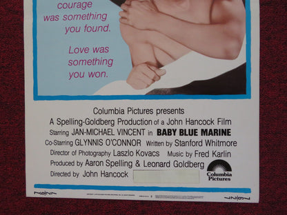 BABY BLUE MARINE US INSERT (14"x 36") POSTER JAN - MICHAEL VINCENT 1976 Rendezvous Cinema Movie posters