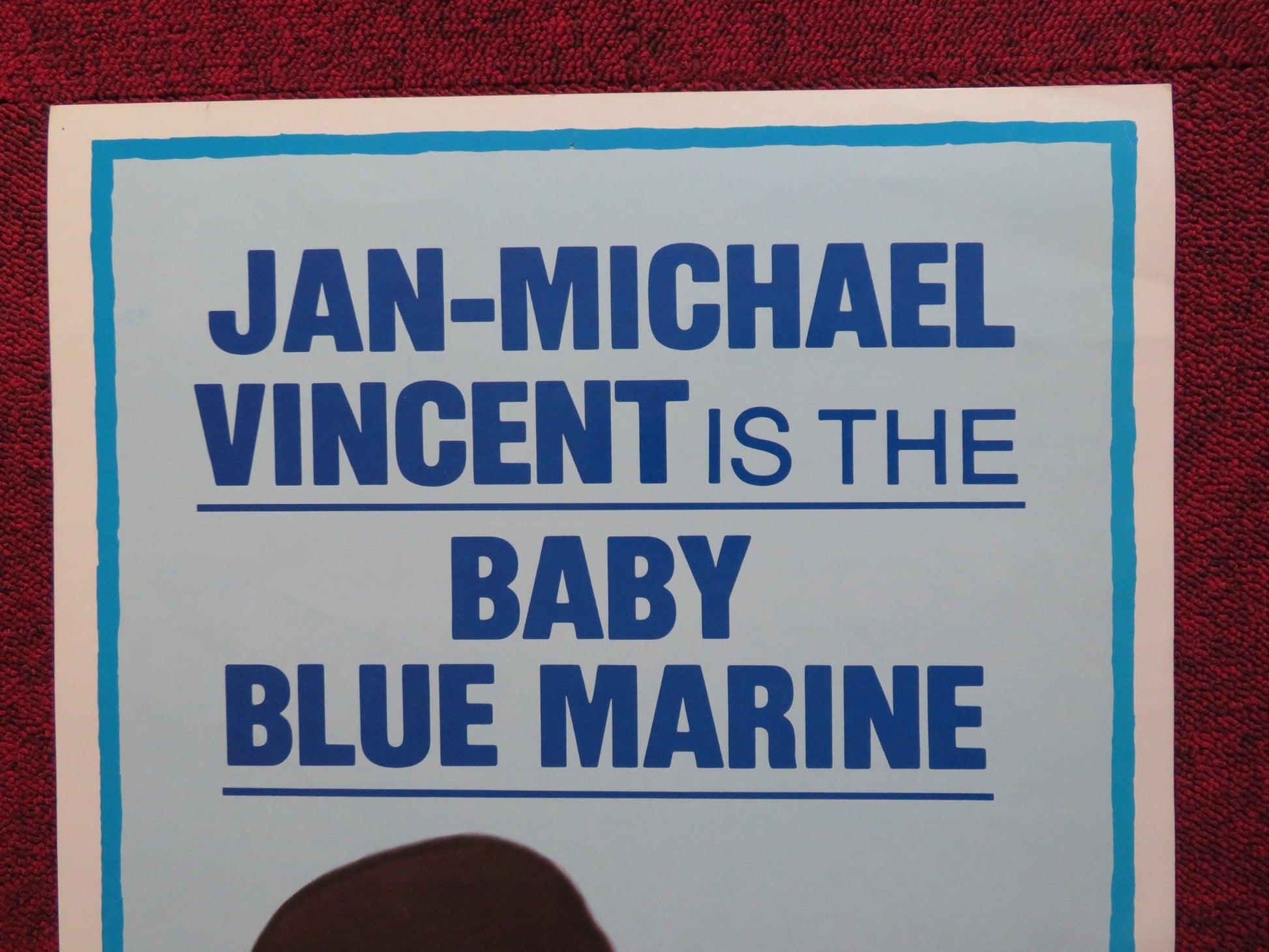 BABY BLUE MARINE US INSERT (14"x 36") POSTER JAN - MICHAEL VINCENT 1976 Rendezvous Cinema Movie posters