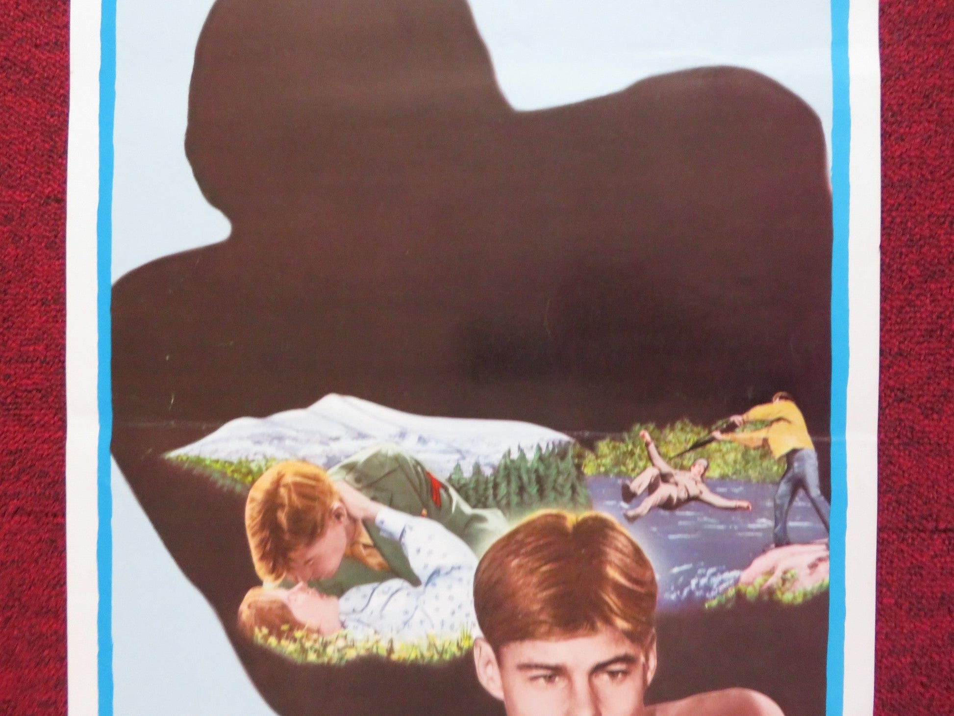 BABY BLUE MARINE US INSERT (14"x 36") POSTER JAN - MICHAEL VINCENT 1976 Rendezvous Cinema Movie posters