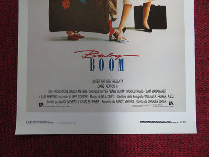BABY BOOM ITALIAN LOCANDINA POSTER DIANE KEATON SAM WANAMAKER 1987 Rendezvous Cinema Movie posters