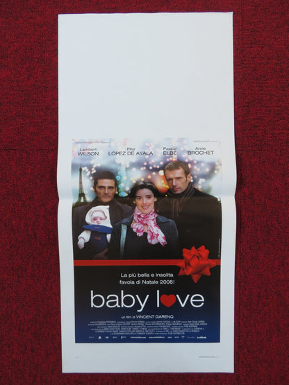 BABY LOVE ITALIAN LOCANDINA POSTER LAMBERT WILSON PILAR LOPEZ DE AYALA 2008 Rendezvous Cinema Movie posters