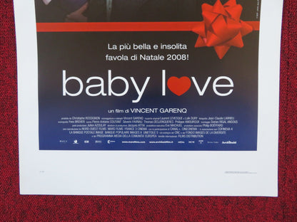 BABY LOVE ITALIAN LOCANDINA POSTER LAMBERT WILSON PILAR LOPEZ DE AYALA 2008 Rendezvous Cinema Movie posters