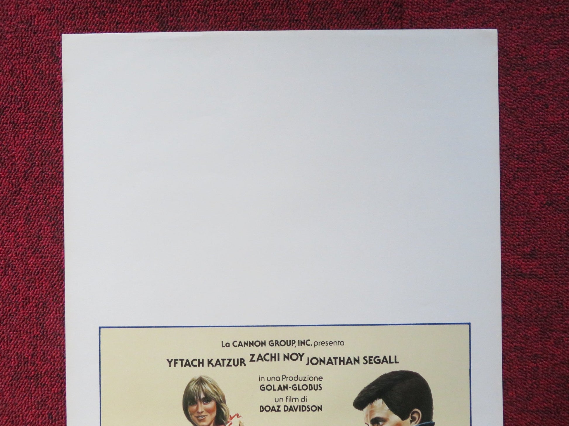 BABY LOVE ITALIAN LOCANDINA POSTER YFTACH KATZUR ZACHI NOY 1984 Rendezvous Cinema Movie posters