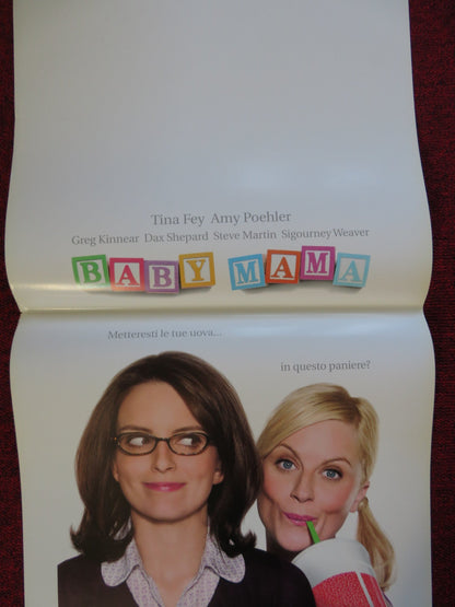 BABY MAMA ITALIAN LOCANDINA (27.5"x13") POSTER TINA FEY AMY POEHLER 2008 Rendezvous Cinema Movie posters
